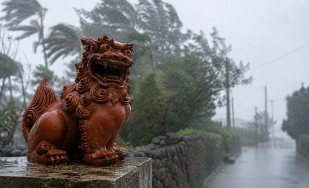 沖縄台風
